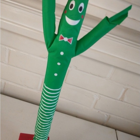 Wacky Waving Inflatable Tube Elf - Picture 3 of 3
